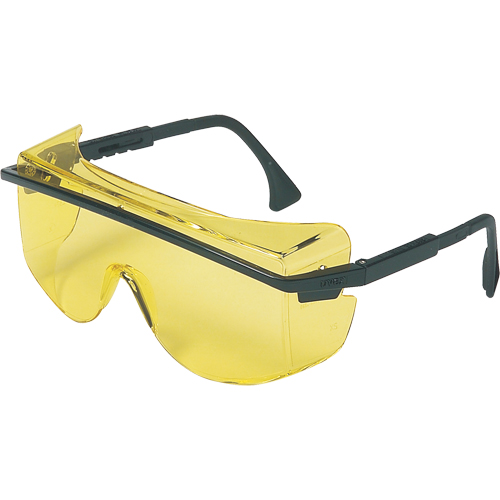 Lunettes de s&eacute;curit&eacute; Uvex Astrospec OTG 3001, Lentille Ambr&eacute;e, Anti-&eacute;gratignures, ANSI Z87+/R&eacute;pond ou surpasse la norme CSA Z94.3 Pathway Supply LP