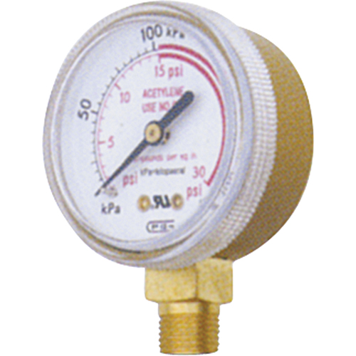 Manom&egrave;tres,  1-1/2", 0 - 100 psi, Fixation inf&eacute;rieure, Analogique Pathway Supply LP