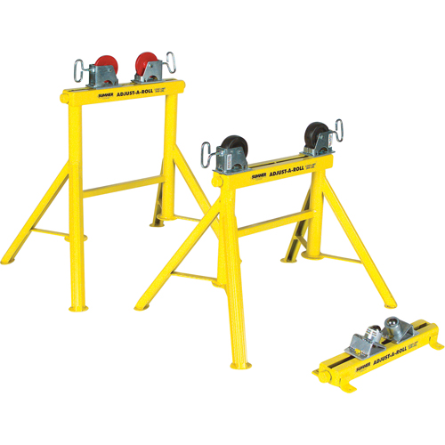 Adjust-A-Rolls&reg; Stand, 1000 lbs. Load Capacity, 36" Pipe Capacity Pathway Supply LP
