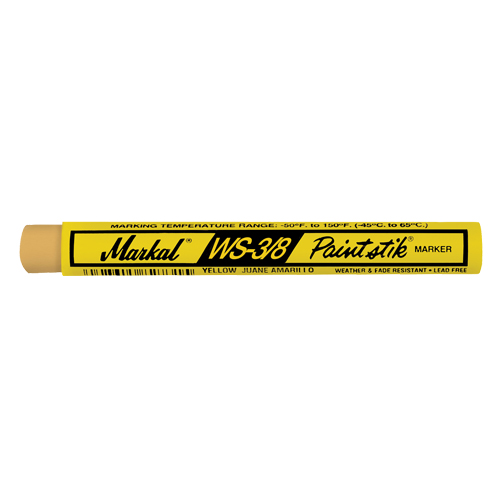 B&acirc;ton de peinture WS-3/8 Paintstik, B&acirc;ton plein, Jaune Pathway Supply LP