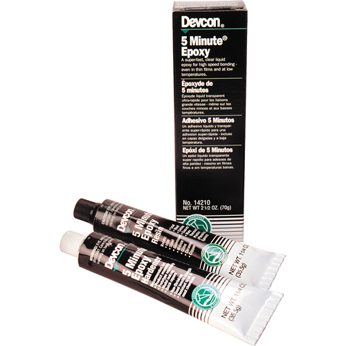5-Minute Adhesive, 70 g, Tube, Two-Part, Clear Pathway Supply LP