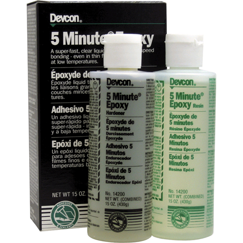 5-Minute Adhesive, 444 ml, Bottle, Two-Part, Clear Pathway Supply LP