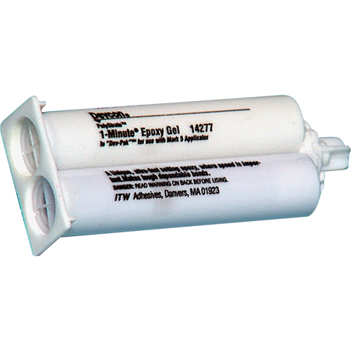1-Minute Adhesive, 50 ml, Dual Cartridge, Two-Part, Amber Pathway Supply LP