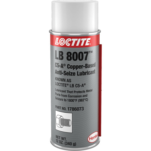Antigrippant &agrave; base de cuivre LB 8007, 340 g, Canette a&eacute;rosol, 1800°F (982°C) Temp&eacute;rature max. Pathway Supply LP