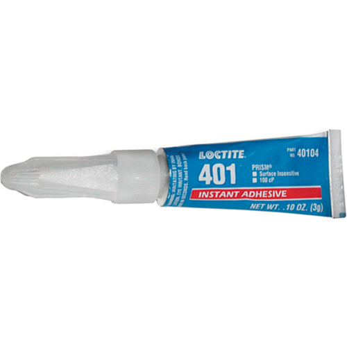 401 General Purpose Instant Adhesive, Clear, Tube, 3 g Pathway Supply LP