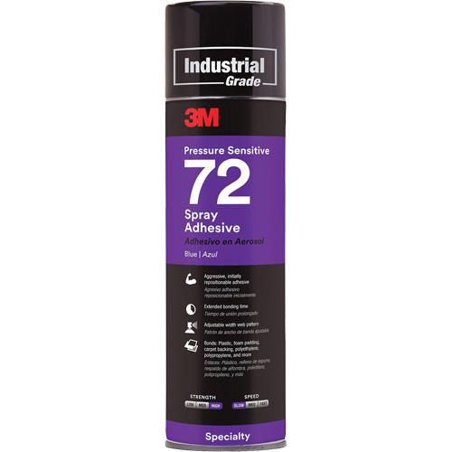 72 Pressure Sensitive Adhesive, Blue, Aerosol Can Pathway Supply LP