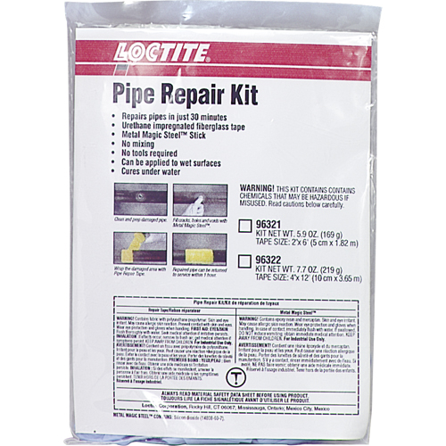 Trousses de r&eacute;paration pour tuyau, Ruban, 2" x 6',  Pathway Supply LP