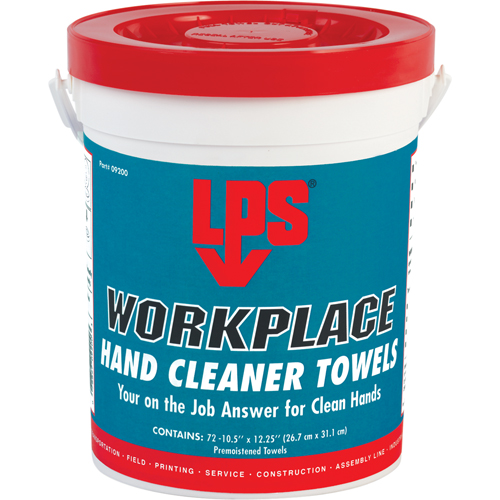 Workplace Hand Cleaner Towels, 72 Wipes, 10-1/2" x 12-1/4" Pathway Supply LP