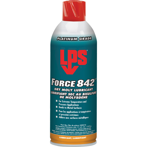 Lubrifiant sec au Moly Force 842°, Canette a&eacute;rosol Pathway Supply LP