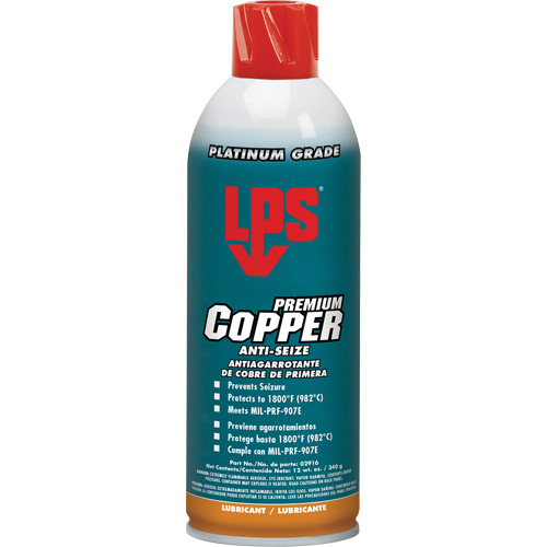 Copper Anti-Seize, 16 oz., Aerosol Can, 1800°F (982°C) Max Temp. Pathway Supply LP