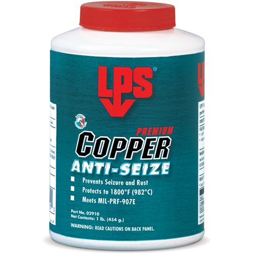 Copper Anti-Seize, 1/2 lbs., Bottle, 1800°F (982°C) Max Temp. Pathway Supply LP