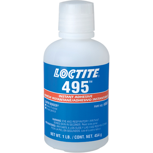 Super Bonder 495, Transparent, Bouteille, 454 g Pathway Supply LP
