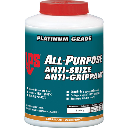 Antigrippant tout usage, 1 lb, Bouteille, 1800°F (982°C) Temp max. Pathway Supply LP