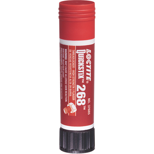 Quickstix Threadlocker 268 , Red, High, 9 g, Stick Pathway Supply LP