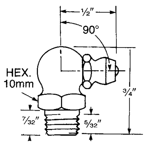 Raccord, Filetage de 8 mm Pathway Supply LP