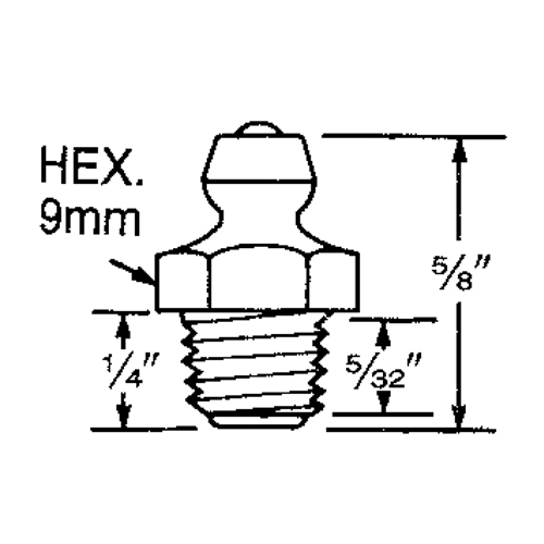 Fitting, 8 mm Thread Pathway Supply LP