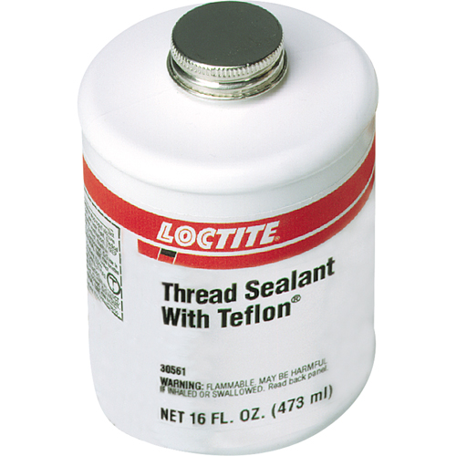 Thread Sealant with PTFE, Brush-Top Can, 473 ml, -51° C - 149° C/-59.8° F - 300.2° F Pathway Supply LP