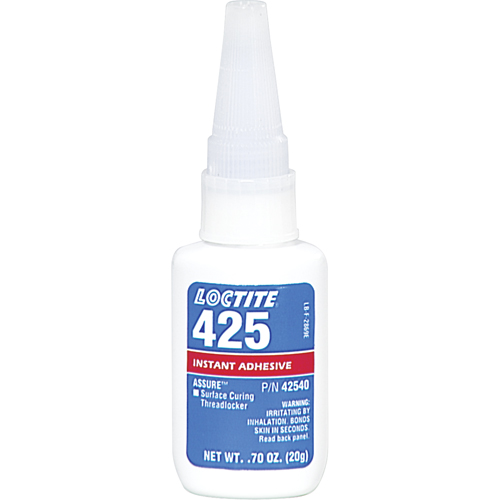 Assure 425 Surface Curing Threadlocker, Blue, Medium, 20 g, Bottle Pathway Supply LP
