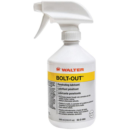 Huile p&eacute;n&eacute;trante Bolt-Out, Bouteille &agrave; g&acirc;chette, 500 ml Pathway Supply LP