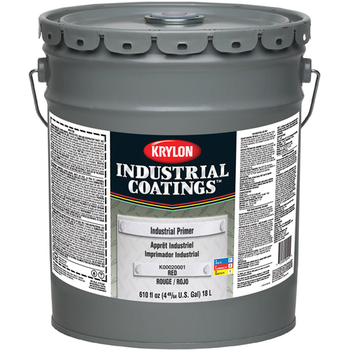 Industrial Primer, 18.9 L, Pail, Red Oxide Pathway Supply LP