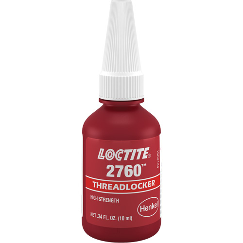 Threadlocker 2760 Instant Adhesive, Red, High, 10 ml, Bottle Pathway Supply LP