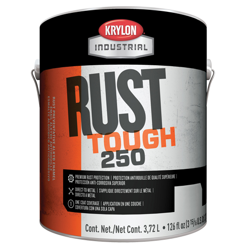 Rust Tough&reg; 250 Acrylic Alkyd Enamel, White, Gloss, Gallon Pathway Supply LP