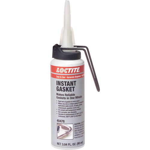 Scellant &agrave; joints Instant Gasket, Cartouche, Noir Pathway Supply LP