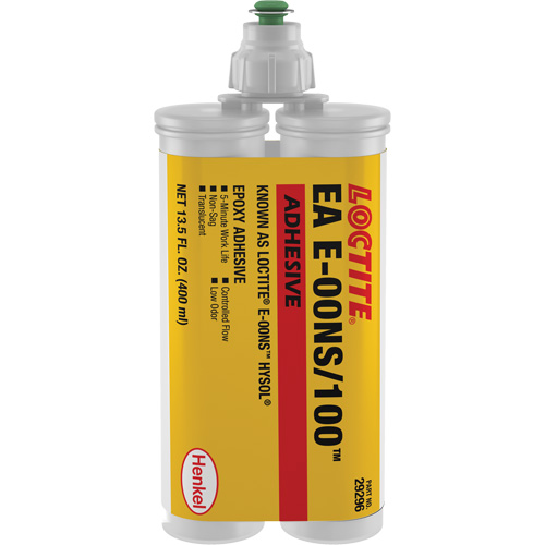 &eacute;poxyde Hysol E-00NS, 400 ml, Cartouche double, Deux composants, Translucide Pathway Supply LP