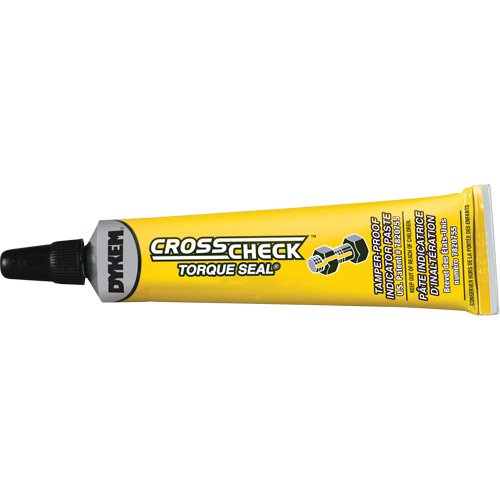 Cross Check Torque Seal&reg; Tamper-Proof Indicator Paste, 1 fl. oz., Tube, Yellow Pathway Supply LP