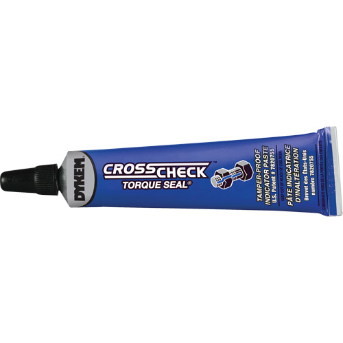 P&acirc;te indicatrice inviolable Cross-Check Torque Seal, 1 liq. oz., Tube, Bleu Pathway Supply LP
