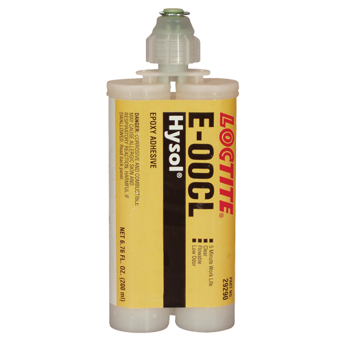 Adh&eacute;sif structurel E-00CL, 200 ml, Cartouche double, Deux composants, Transparent Pathway Supply LP