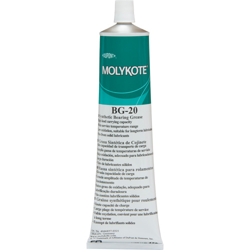 Graisse de roulement haute performance Molykote BG 20, 150 g, Bouteille Pathway Supply LP