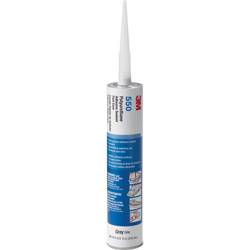 Adh&eacute;sif et produit d'&eacute;tanch&eacute;it&eacute; &agrave; base de polyur&eacute;thane, 310 ml, Gris Pathway Supply LP
