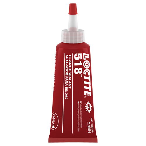 Scellant &agrave; collerettes 518, Tube, Rouge Pathway Supply LP