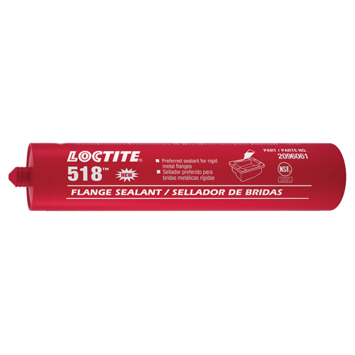 Scellant &agrave; collerettes 518, Cartouche, Rouge Pathway Supply LP
