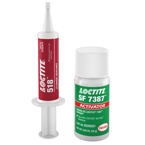 Scellant &agrave; collerettes 518, Seringue, Rouge Pathway Supply LP