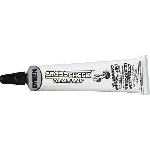 P&acirc;te indicatrice inviolable Cross-Check Torque Seal, 1 liq. oz., Tube, Blanc Pathway Supply LP