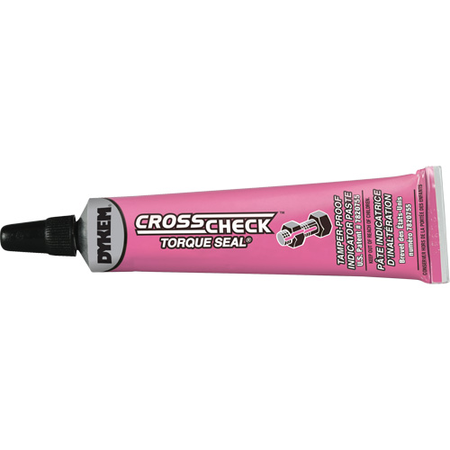 Cross Check Torque Seal&reg; Tamper-Proof Indicator Paste, 1 fl. oz., Tube, Pink Pathway Supply LP