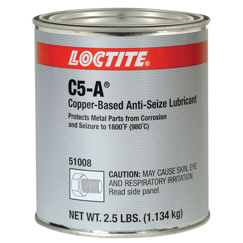 Loctite&reg; 8008 C5-A Copper Anti-Seize Lubricant, 2.5 lbs., Can, 1800°F (982°C) Max Temp. Pathway Supply LP