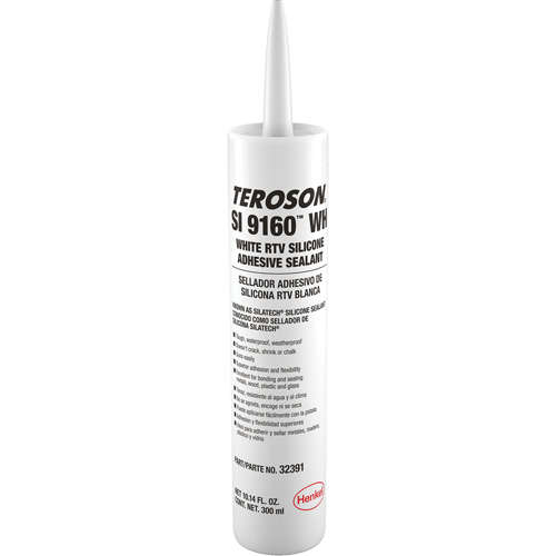 Teroson&reg; SI 9160 Silicone Sealant, Cartridge, White Pathway Supply LP
