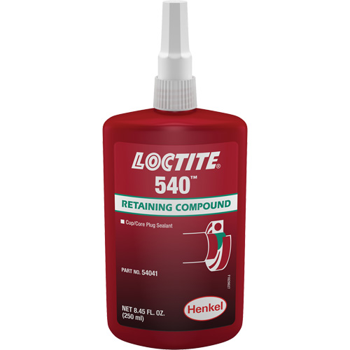 Compos&eacute; de retenue Loctite 540, 250 ml, Bouteille, Bleu Pathway Supply LP