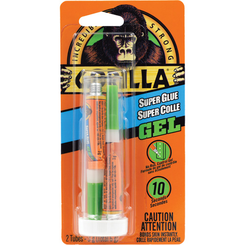 Super Glue Gel, 2 x 3 g, Tube, Clear Pathway Supply LP