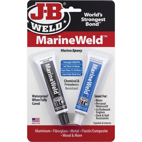 MarineWeld Epoxy, Two-Part, Tube, 3 oz., Grey Pathway Supply LP