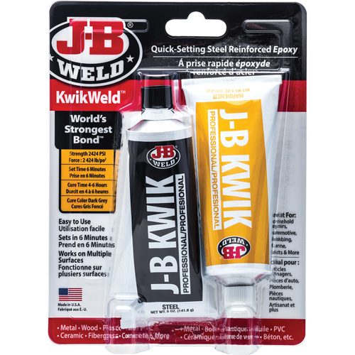 KwikWeld Epoxy, Two-Part, Tube, 10 oz., Grey Pathway Supply LP