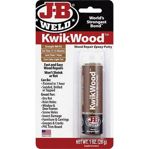 Colle &eacute;poxyde KwikWood, 2 oz, B&acirc;ton, Havane Pathway Supply LP