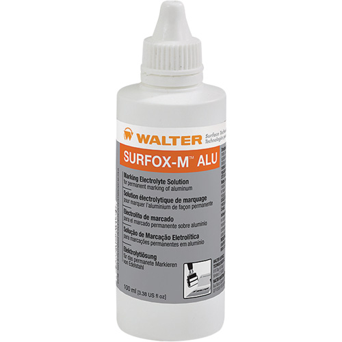 Solution &eacute;lectrolytique de marquage sur l'aluminium Surfox-M Pathway Supply LP