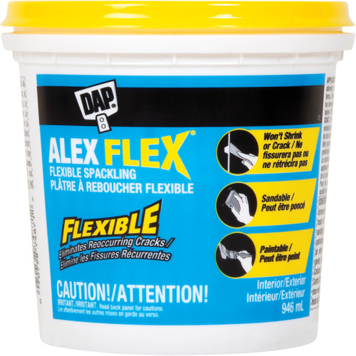 Alex Flex&reg; Flexible Spackling, 946 ml, Plastic Container Pathway Supply LP
