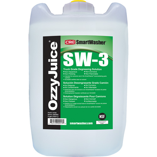 Solution d&eacute;graissante pour camion SmartWasher OzzyJuice, Cruche Pathway Supply LP