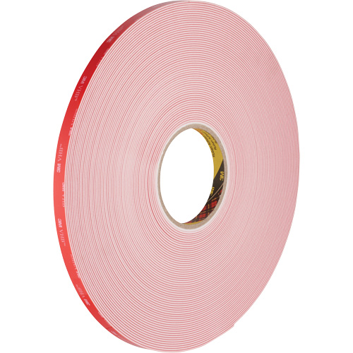VHB Tape, 32.9 m (108') L x 18 mm (3/4") W, 62 mils, Acrylic Pathway Supply LP