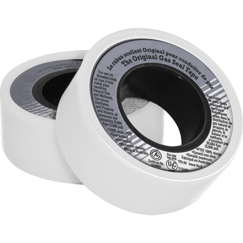 PTFE Thread Sealant Tape, 480" L x 3/4" W, White Pathway Supply LP